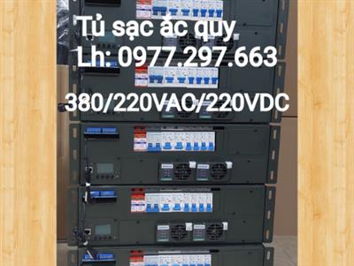 Tủ Sạc Ắc Quy 380 Sang 220VAC/220VDC 10A