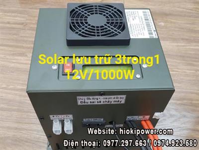 Biến tần Solar lưu trữ độc lập nối lưới 12V/1000W