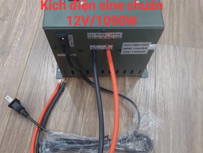 Kích điện Inverter Hioki sin chuẩn 12V/1500VA/1000W